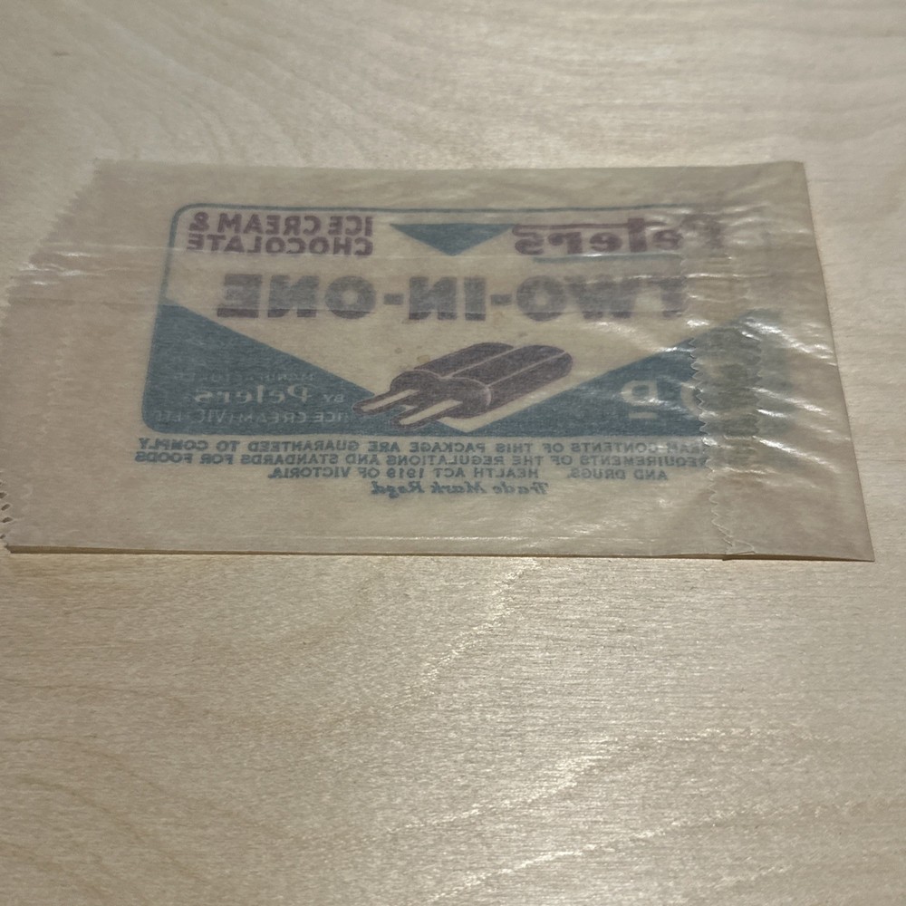 Peter’s Two-In-One Vintage Unused Wrapper