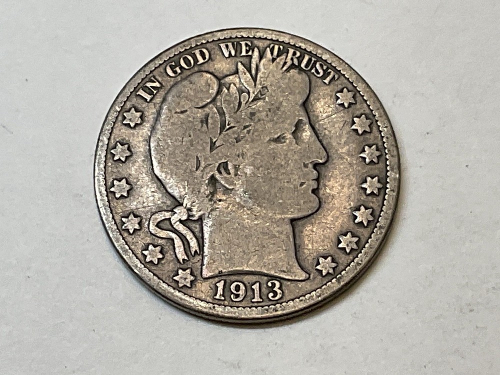 1913-D Barber Half