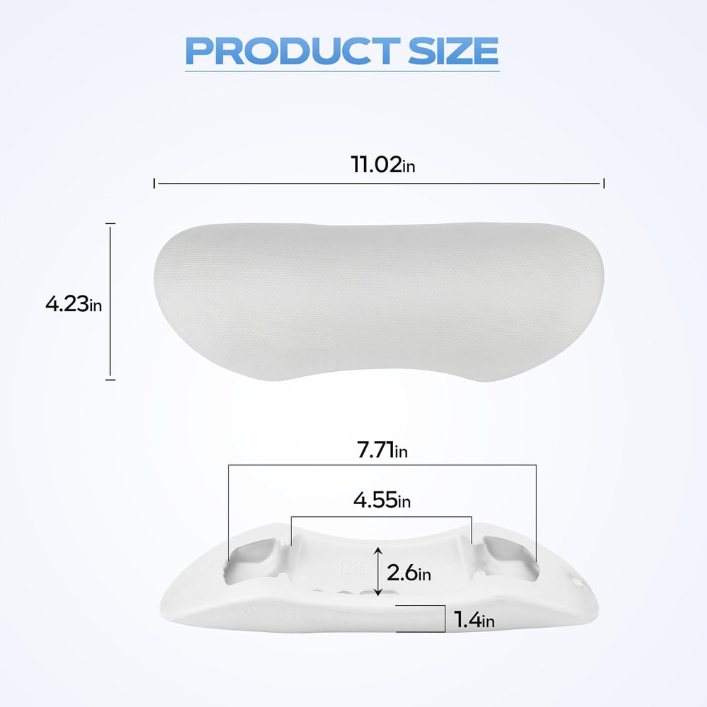 3 Pack 77444 Hot Spa Pillows Replacement for Hot Spring/Hot Spot Head Rest Pillo