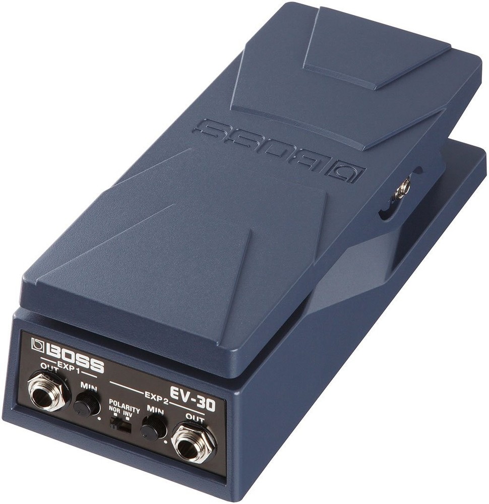 BOSS EV 30 Blue Expression Pedal Compact Dual Output Rugged Control Device