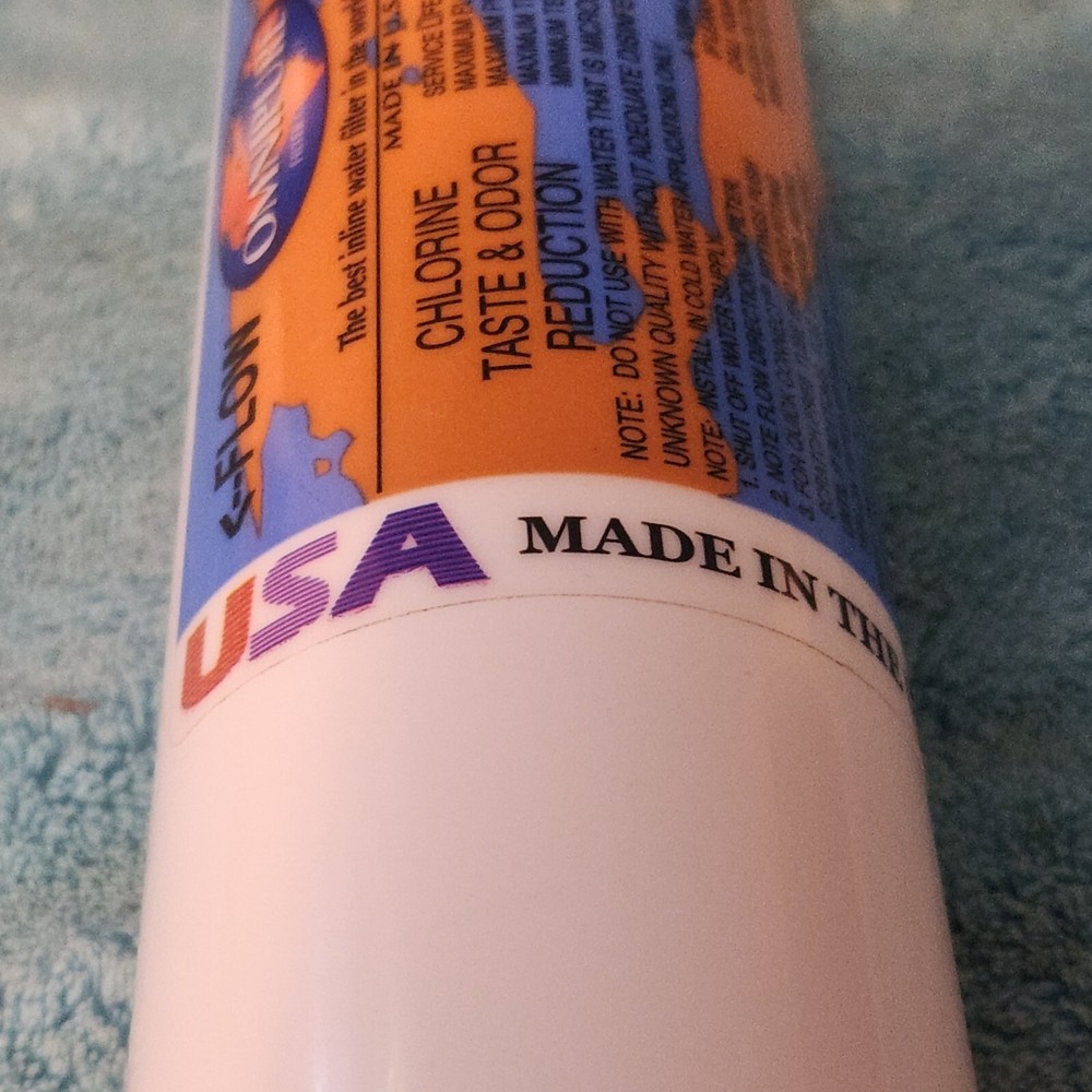 OMNIPURE Water Filter K2533 JJ GAC Inline 3/8" Quick Disconnect