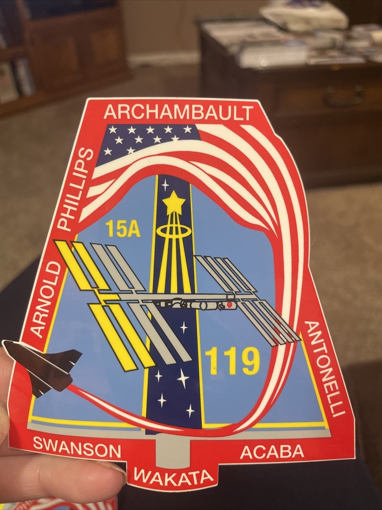 Original STS-119 Space Shuttle Sticker