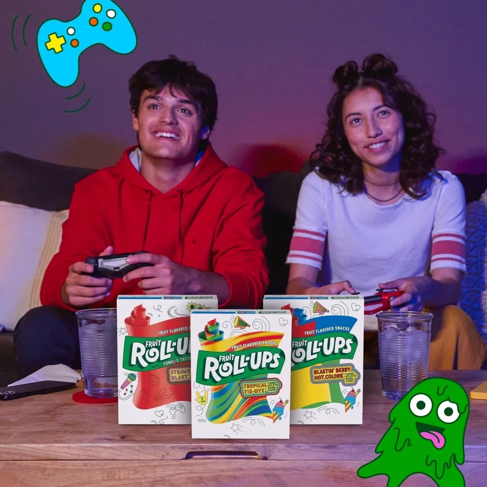 Fruit Roll-Ups Fruit Flavored snacks variety value Pack 20 Count 10 oz...