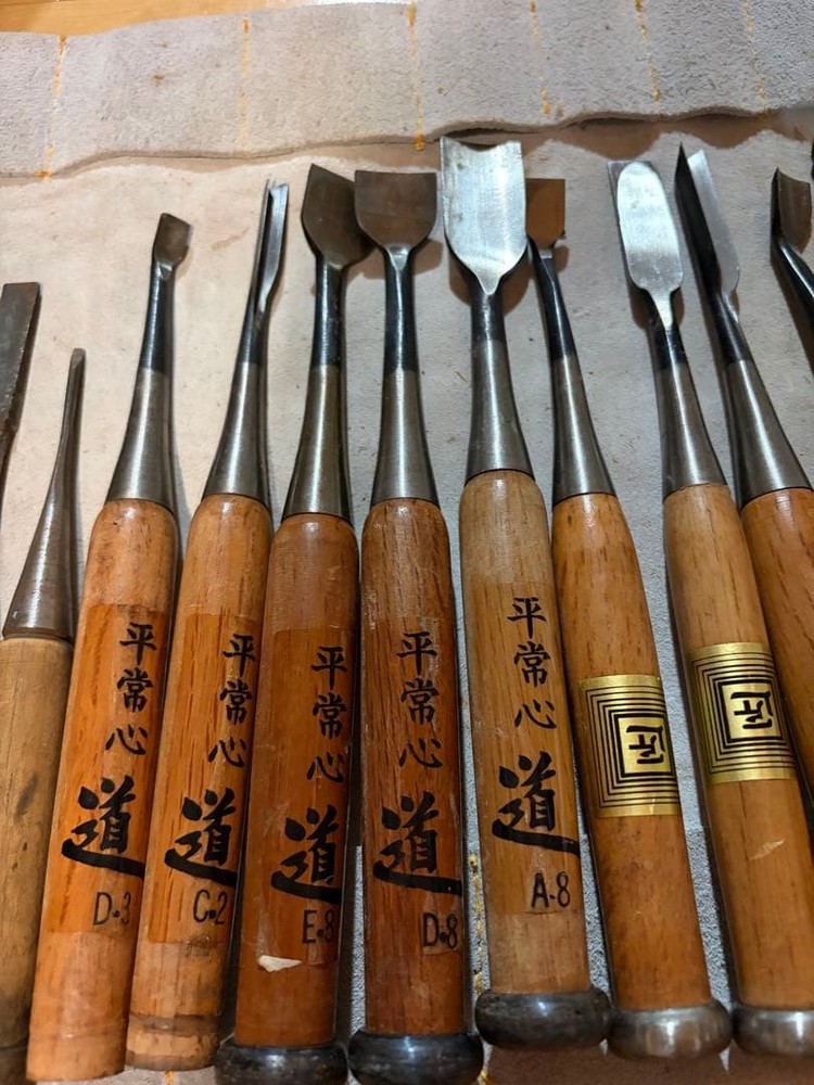 Chisel Set 13pc Woodworking Hand Tools DIY Chisels Excellent Condition