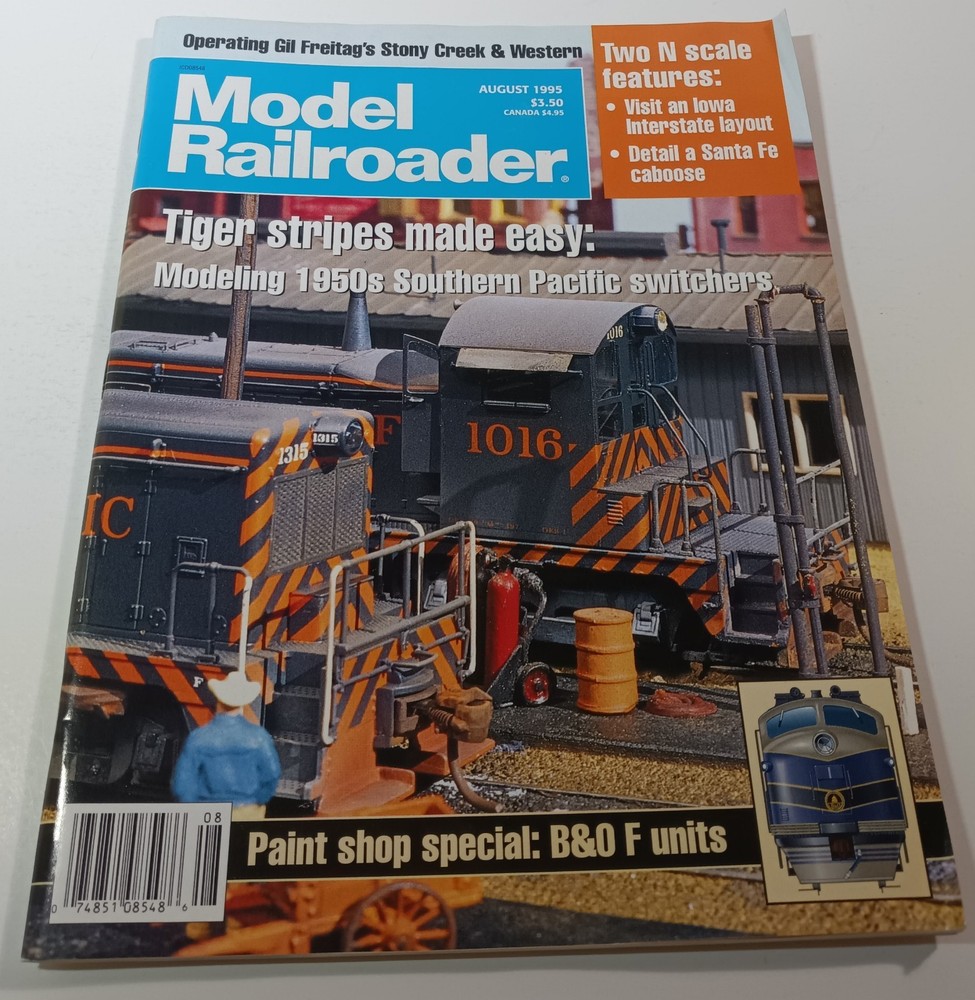 Model Railroader Magazine (August, 1995)