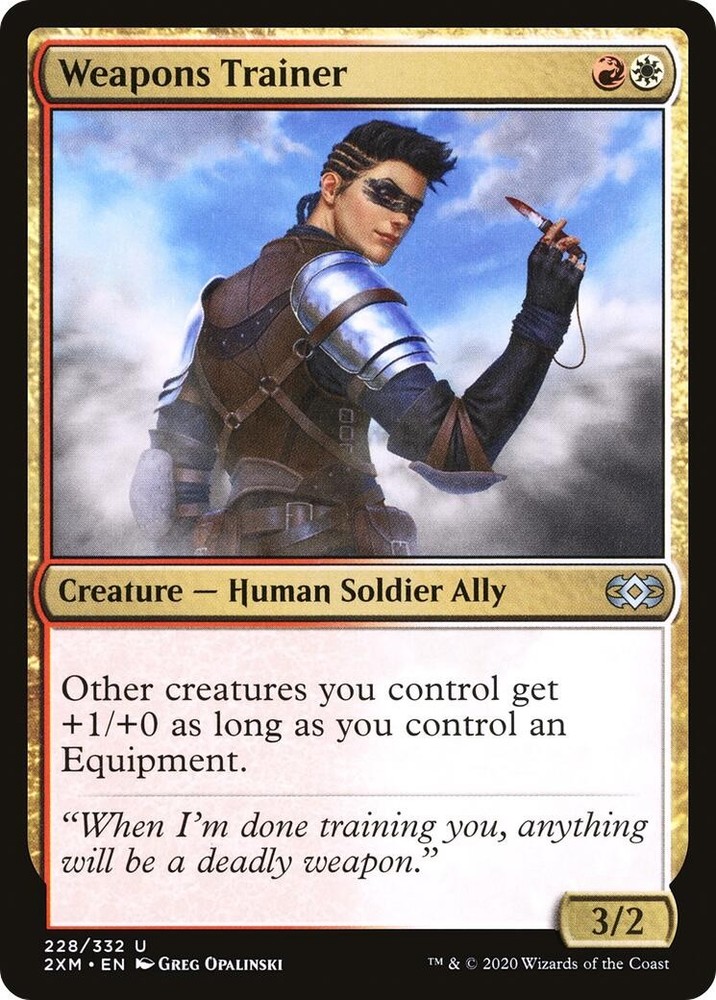Weapons Trainer Double Masters 228 MTG LP