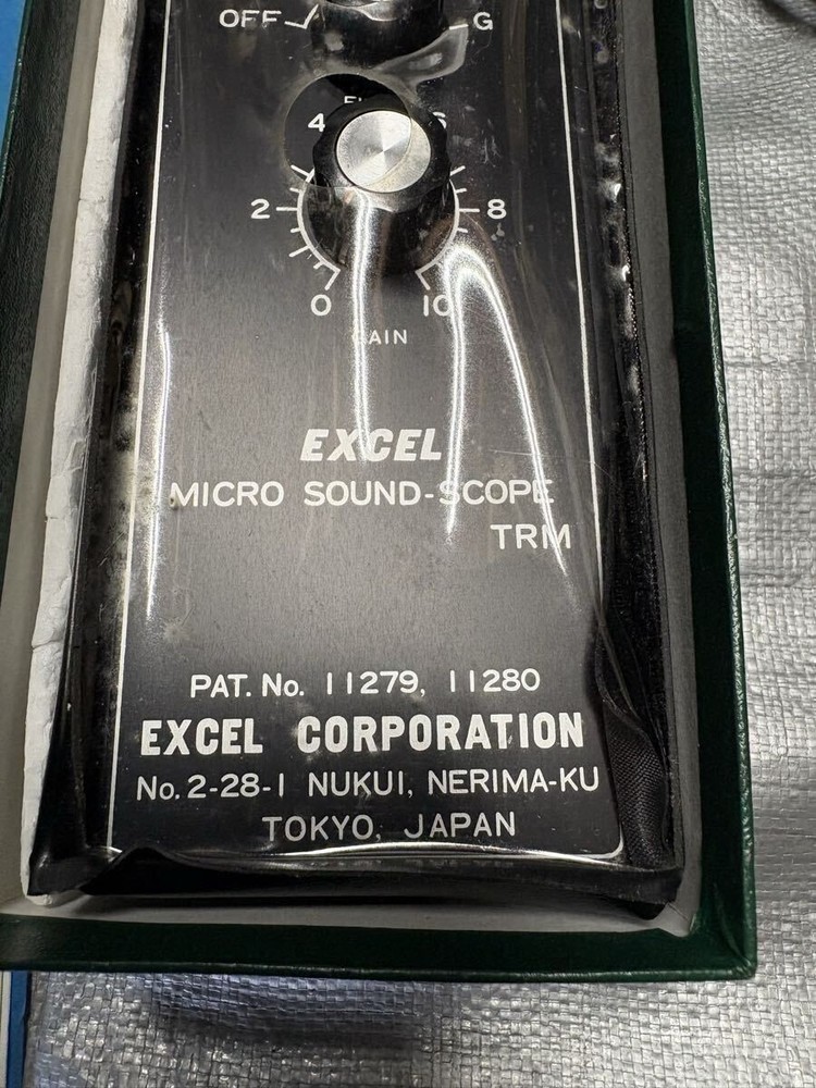 EXCEL Portable Vibration Meter Micro Sound Scope TMR