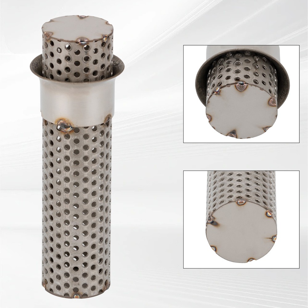 2in 51mm Motorcycle Exhaust Muffler Pipe Silencer Baffle Insert DB Killer Silver