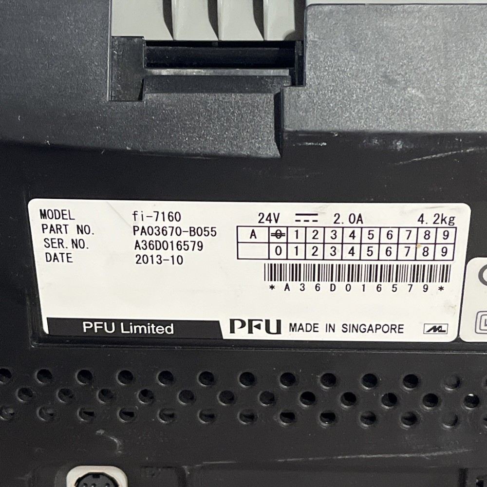 FUJITSU FI-7160 PRINTER