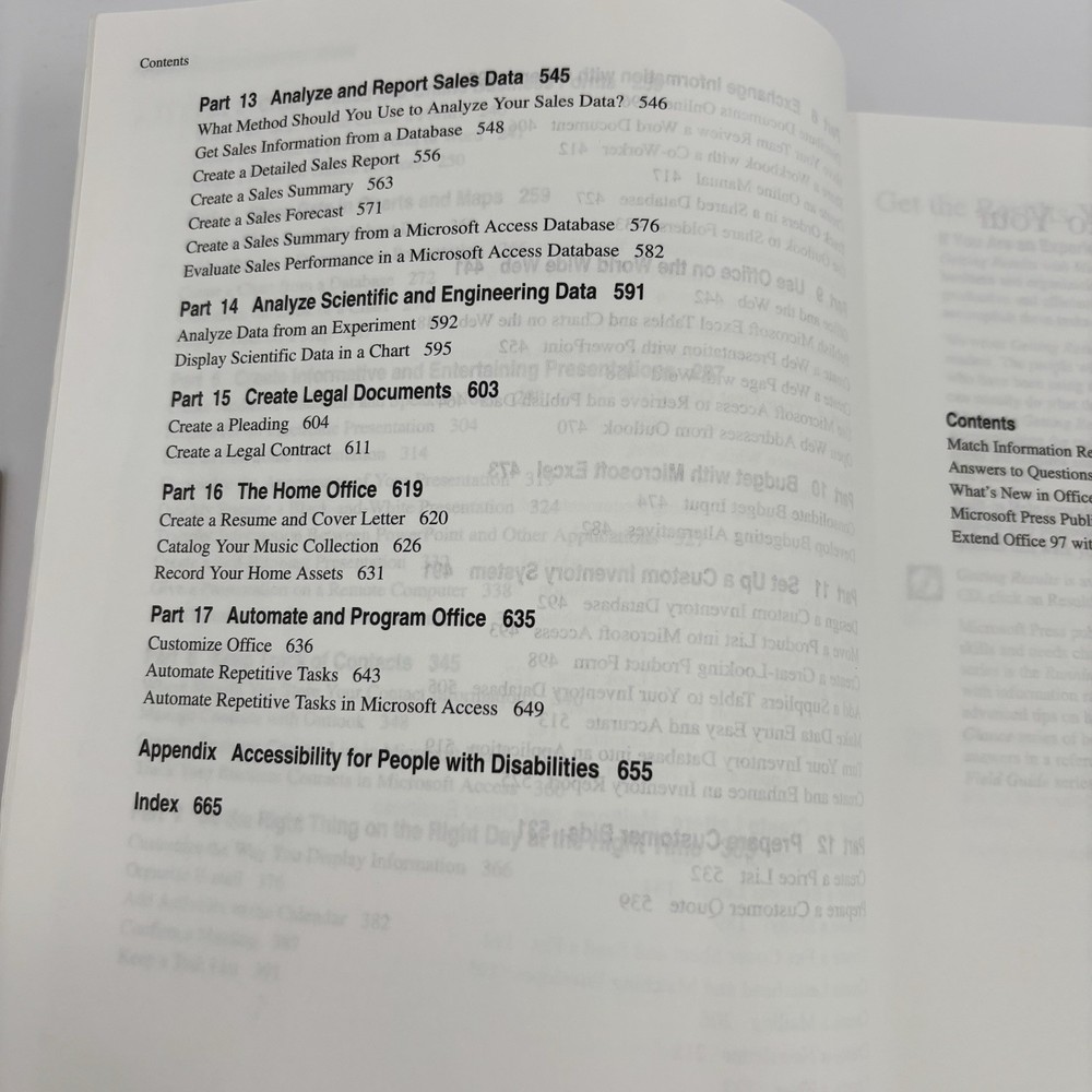 Getting Results Microsoft Office 97 Book 1997 Vintage Computer Guide
