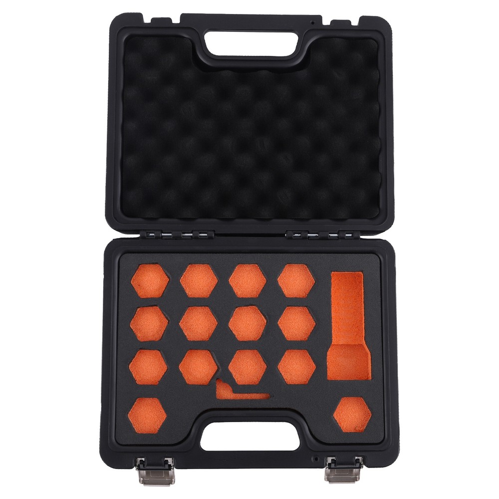 16-Piece Axle Spindle Thread Chaser Set, Thread Rethreading Restorer Tool Metric