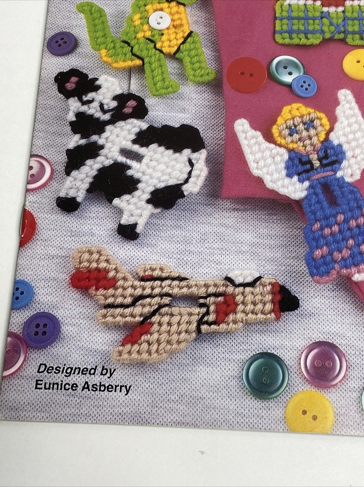 Annie's Attic Button Buddies Plastic Canvas Pattern 879305