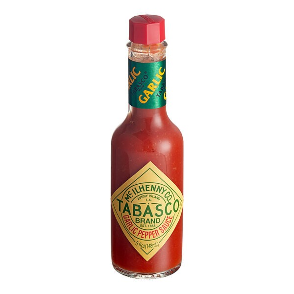 TABASCO 5 oz. Cayenne Garlic Pepper Hot Sauce (select quantity)
