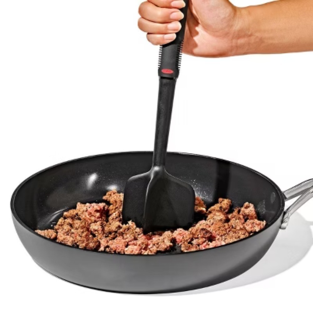 Nylon Ground Meat Chopper: Ergonomic Kitchen Tool, Dishwasher-Safe
