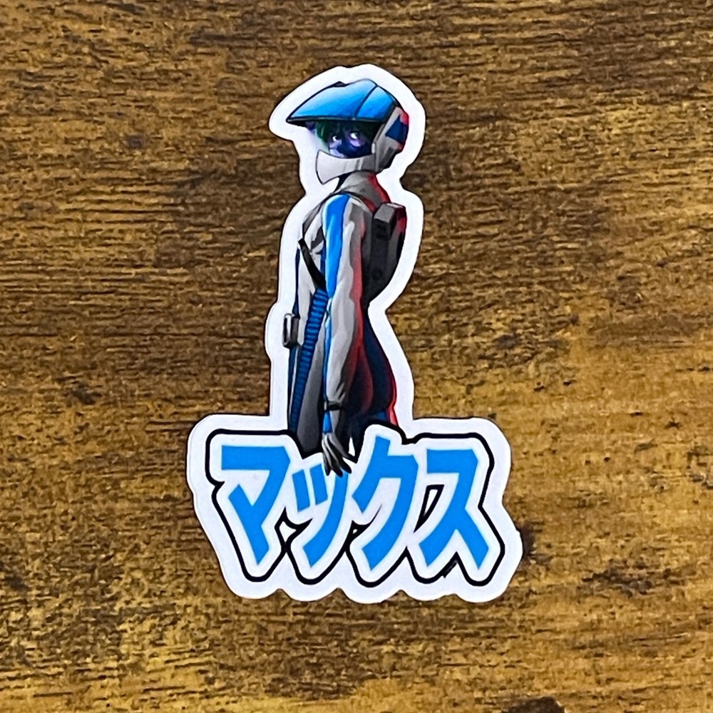 MACROSS Max Jenius vinyl sticker