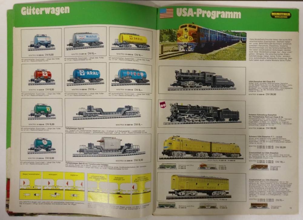 Minitrix 1969 Train Catalog