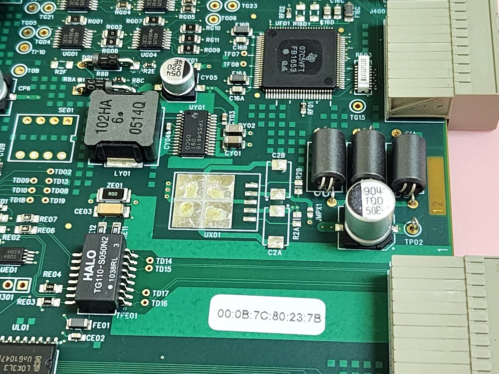 RTS Telex MCII-e Ethernet Master Controller Front & Back Card for ADAM Intercom