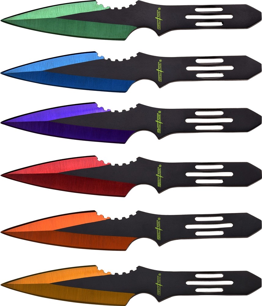 New Perfect Point Throwing Knife Set Fixed Blade Knife PP-595-6MC