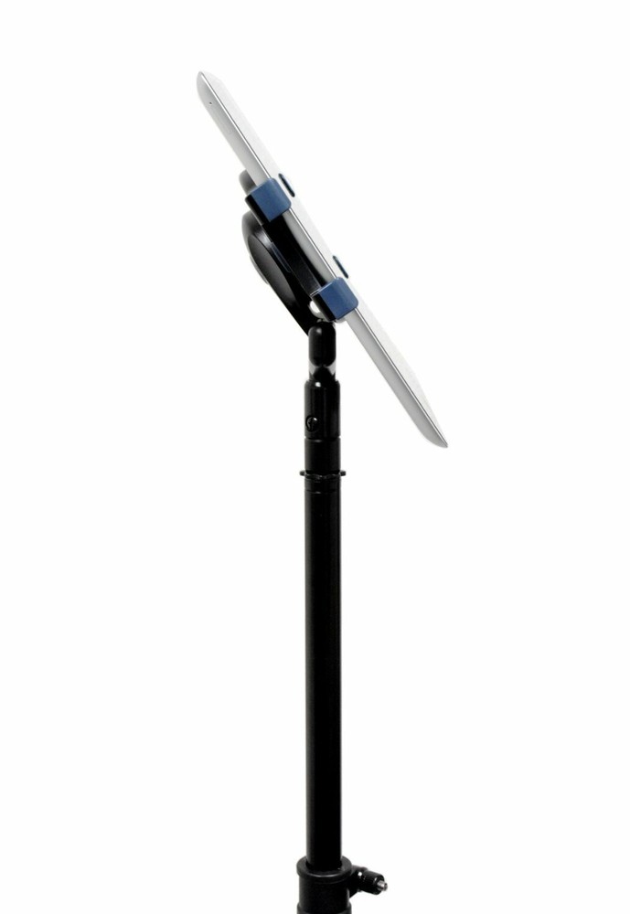 Audio2000'S 4702 Tablet Rotating Floor Stand w/Round Base IPAD1,2,3,4 MINI-NEW