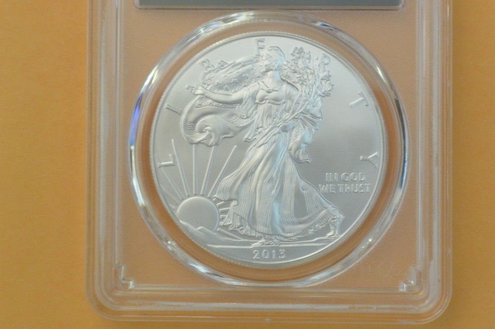 2013-(S) Silver Eagle - PCGS MS70 THOMAS CLEVELAND SIGNED ARROW LABEL