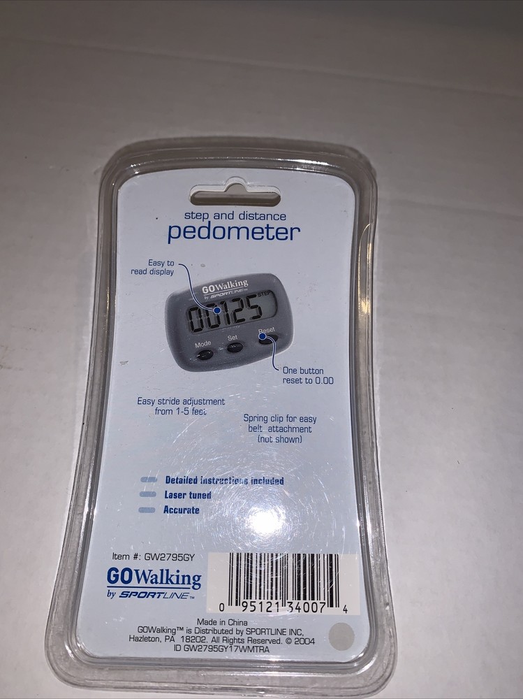 step and distance pedometer