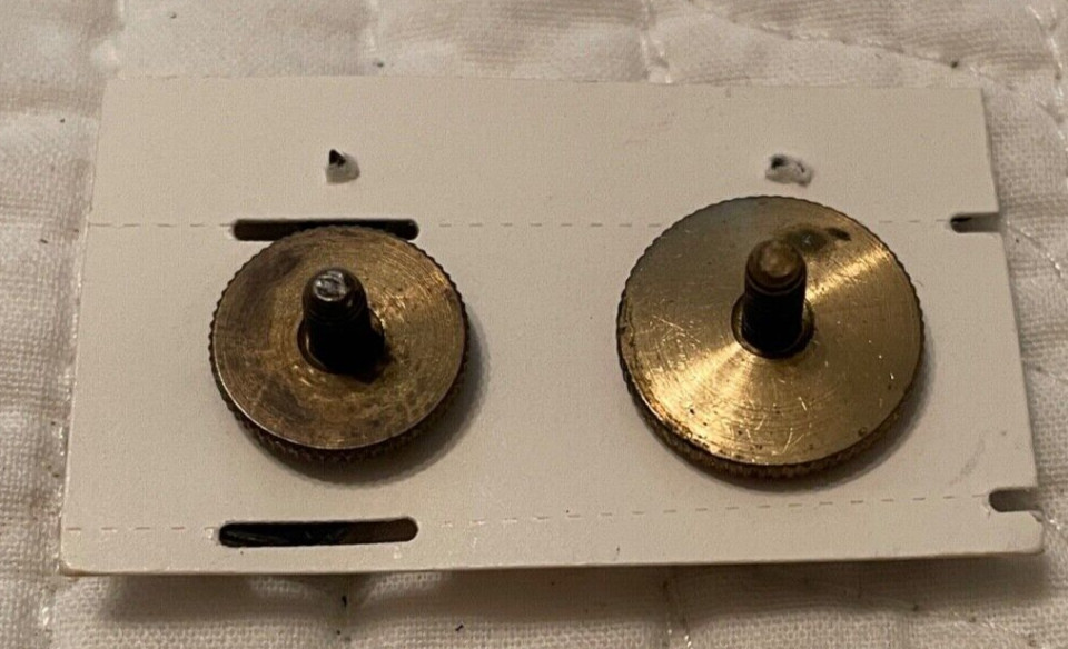 TWO U.S. MARINE EGA PINS, SUBDUED FINISH