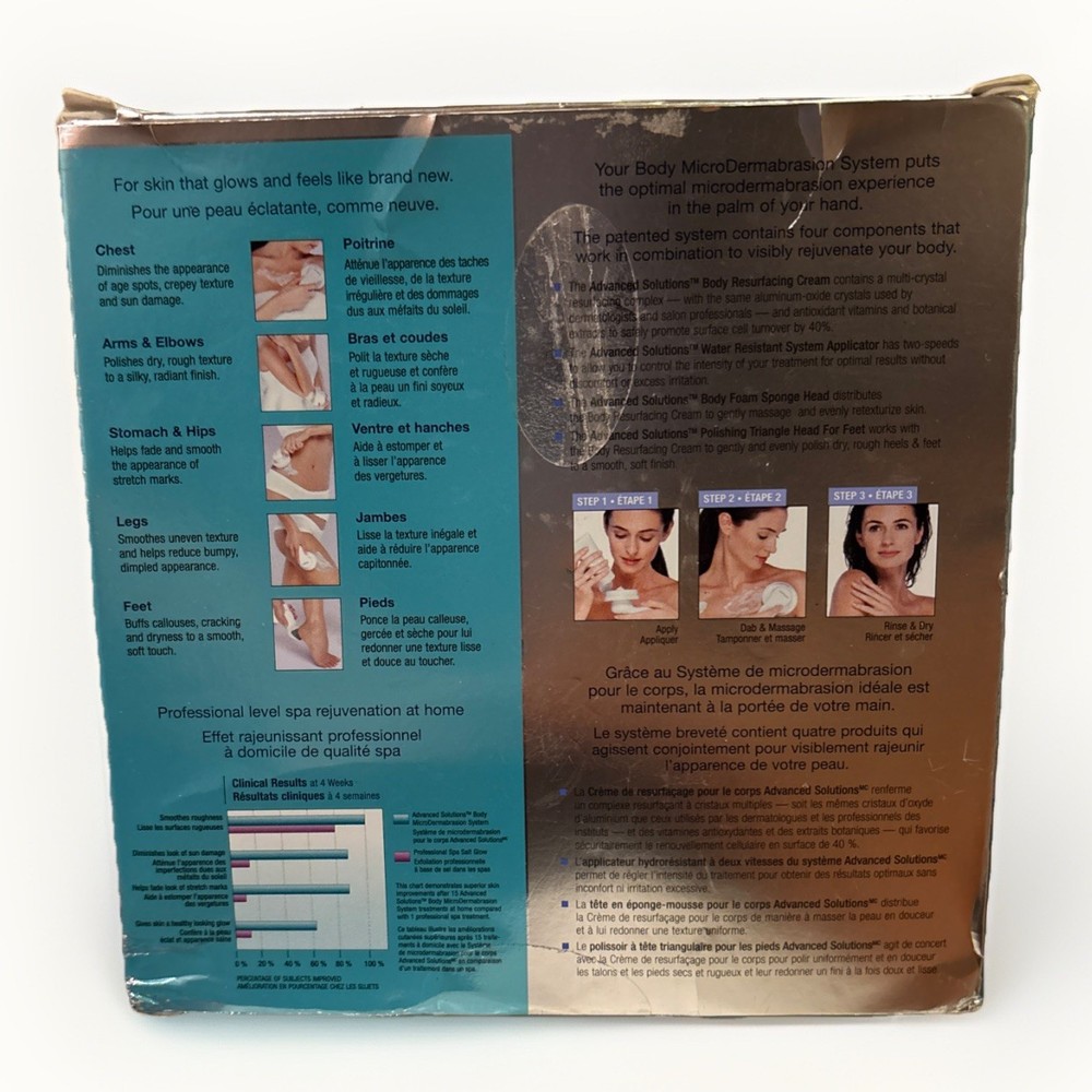NIB Neutrogena Advanced Solutions Body Micro Dermabrasion System Discontinued