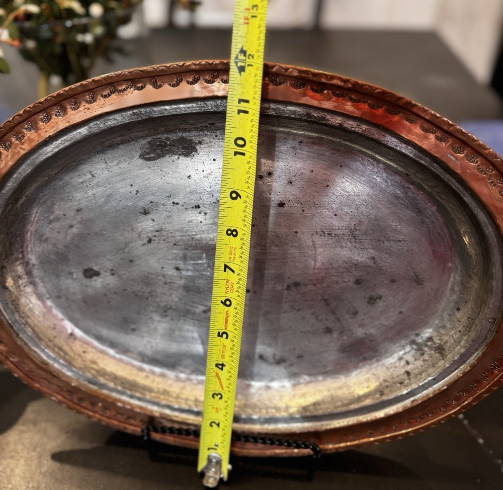 Antique Hammered Copper Serving Platter’s