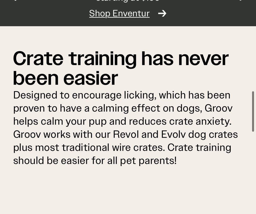 Diggs Groov Interactive Crate Training Aid For Dogs