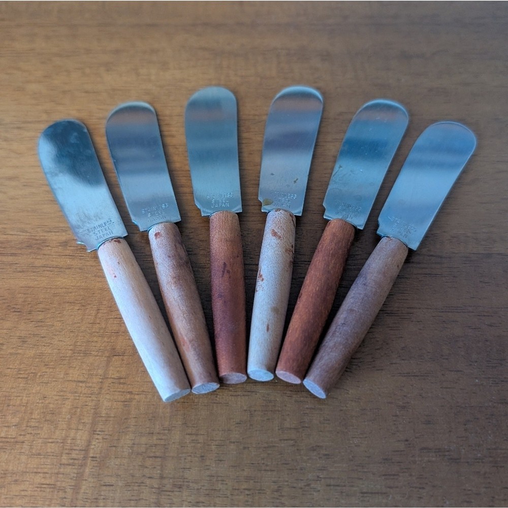 Vintage Mini Cheese Knives