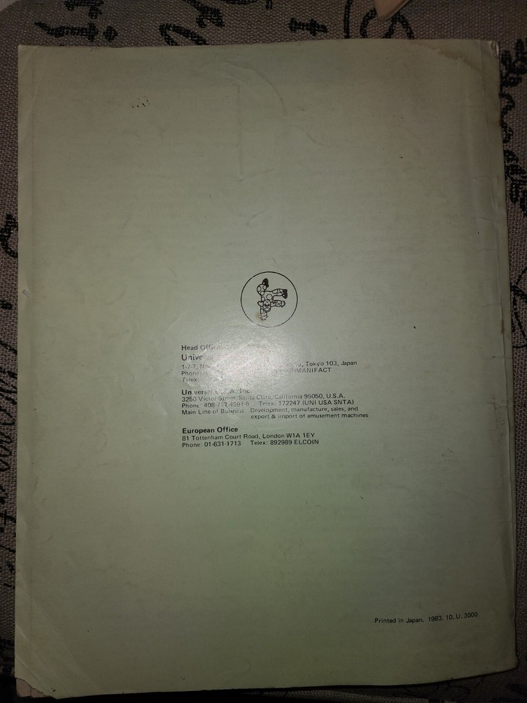 Mr. Do's Castle Manual Arcade Universal