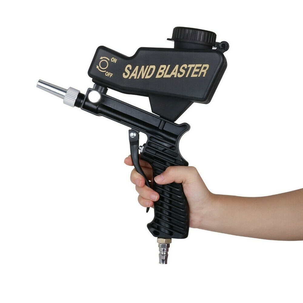 Handheld Spray Machine Gravity Sand Blaster Portable Small Air Sandblasting Tool