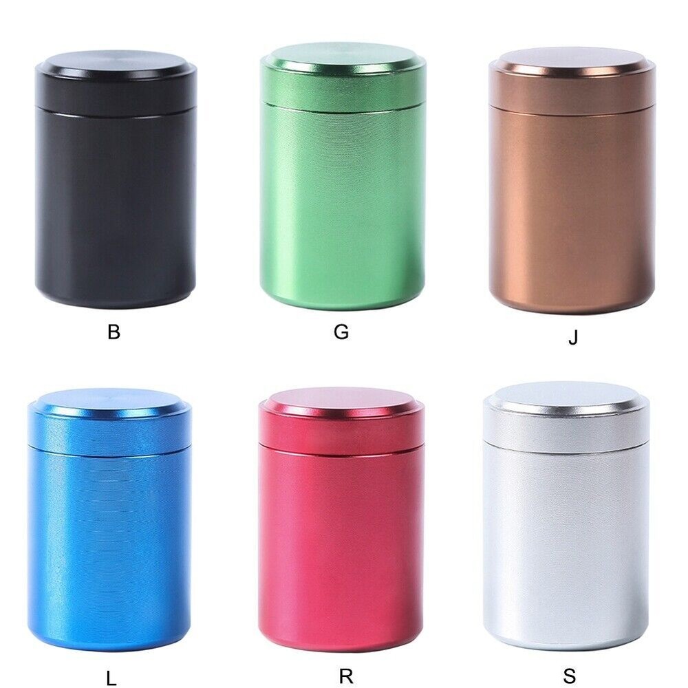 Smell Proof Airtight Her Weed Bud Storage Stash Jar Tea Can Kitchen Container