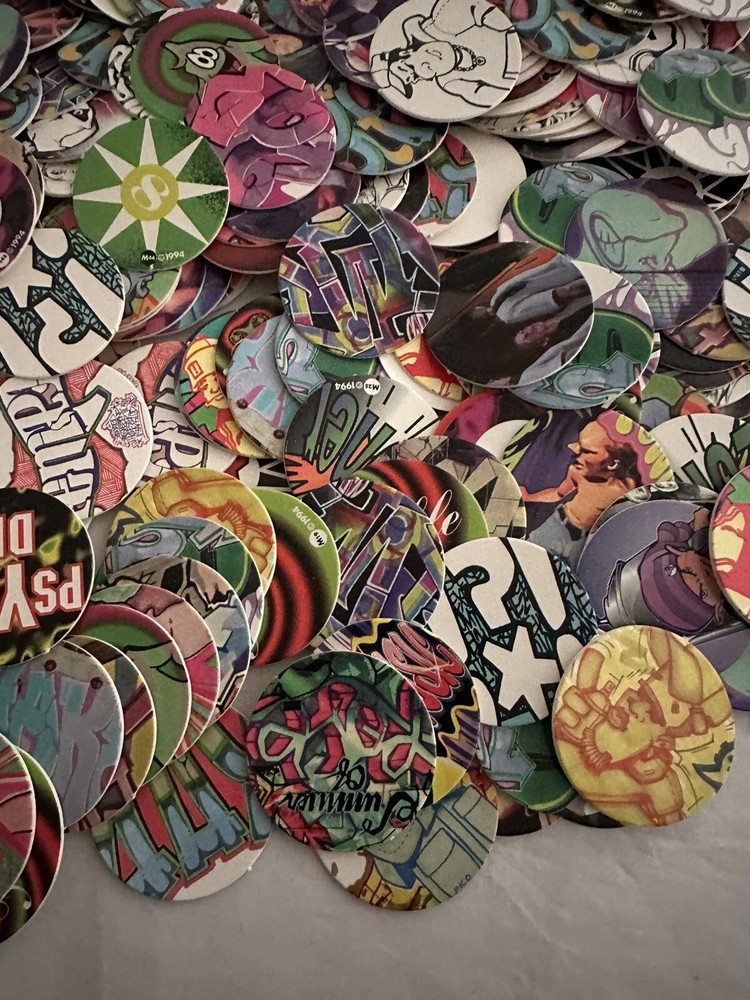 Vintage 1990’s Picasso Pogs 50 Count Random Brand New