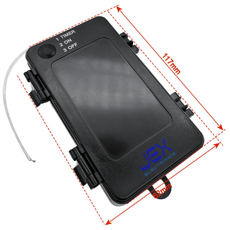 Waterproof Three/3X C DIY Battery Holder Case Box 4.5V With Power Switch & Timer