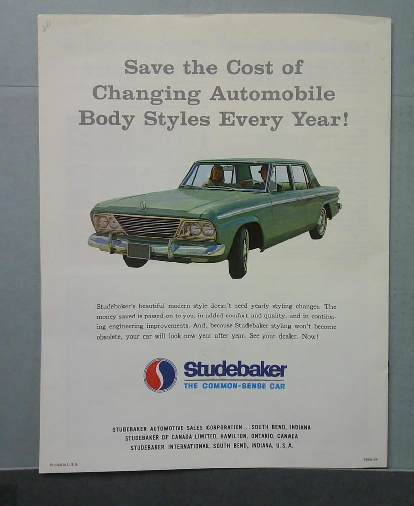 1965 Studebaker Sales Catalog