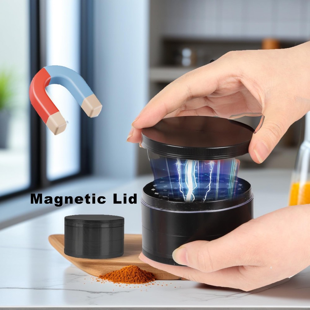 3 inch Spice Grinder（black）