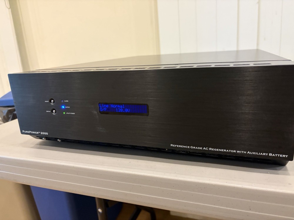 PurePower Audio Video Model 2000 Black finish