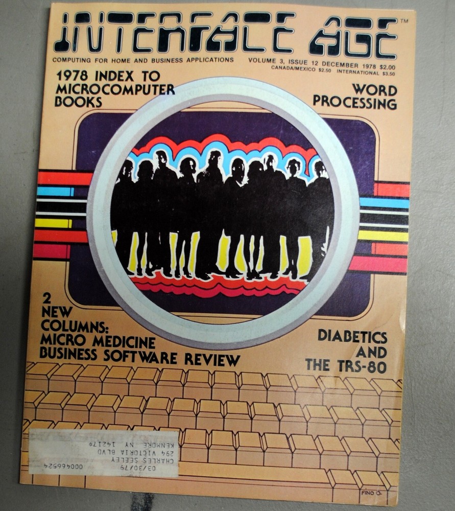 Historic Interface Age December  1978  Vol 3 Issue 12 Ships Worldwide