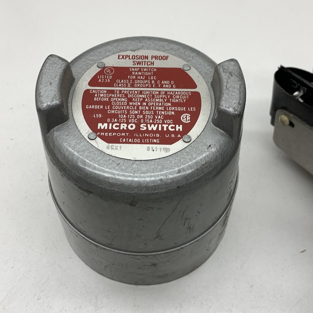 Micro Switch 4CX1 Explosion Proof Snap Switch 10A 125/250VAC