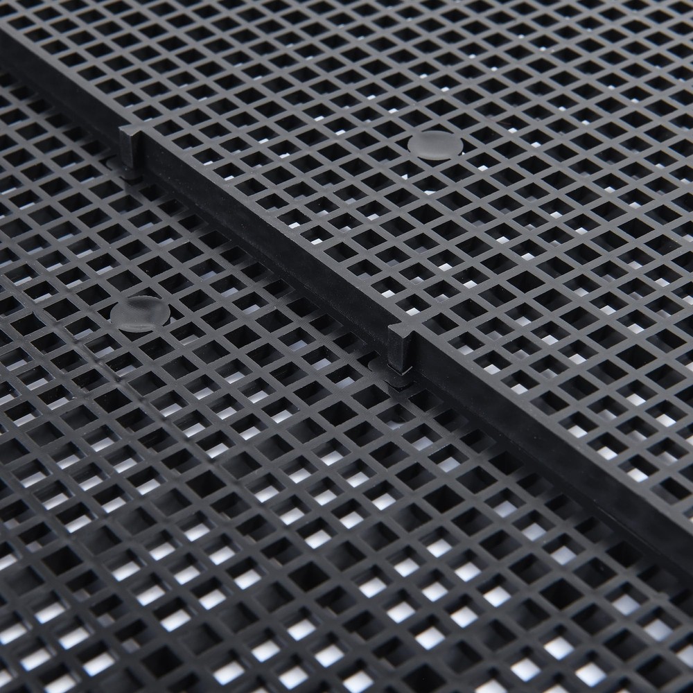 8 PCS Black Aquarium Grid Isolate Board Divider Fish Tank Bottom Filter Tray