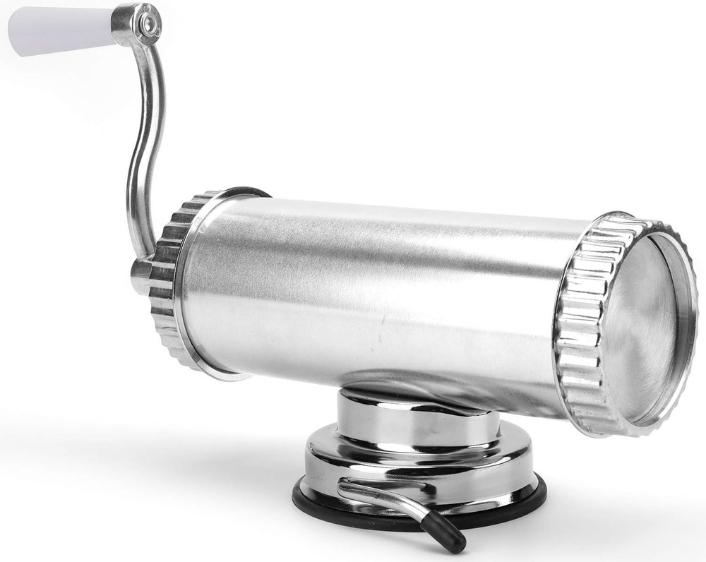 2 LBS Sausage Stuffer - Horizontal Kitchen Stuffing Maker Stainless Steel Mea...