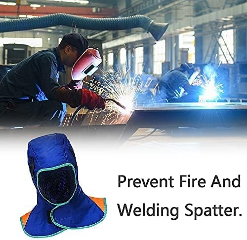 Welding Hood Fireproof Washable Neck Protector Face Shield Cotton Mask