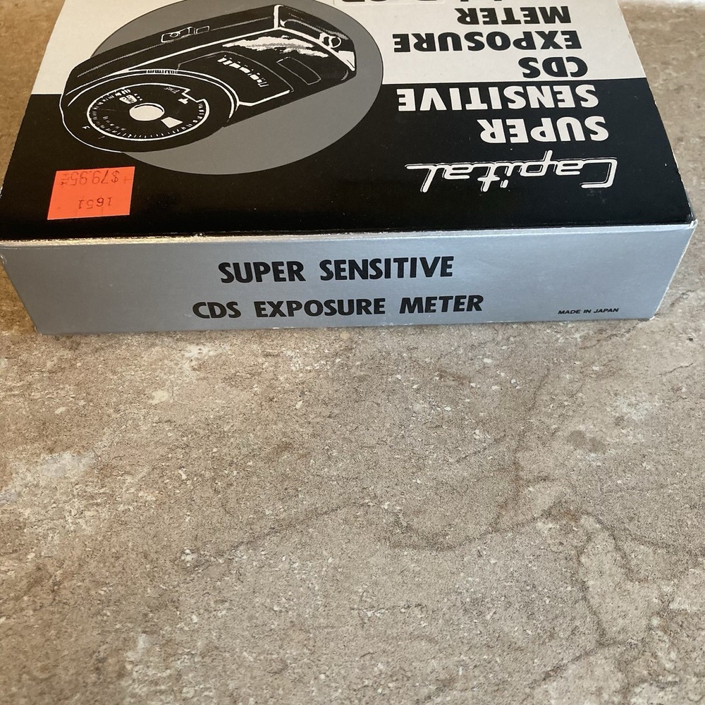 CAPITAL D-3B Incident & Reflected Light Reading CDS Exposure Meter + Case