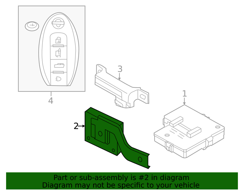 Genuine Nissan Warning Buzzer 25640-1AA2B