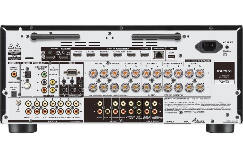 Integra DRX-5.4 - 9.2-Channel AV Receiver