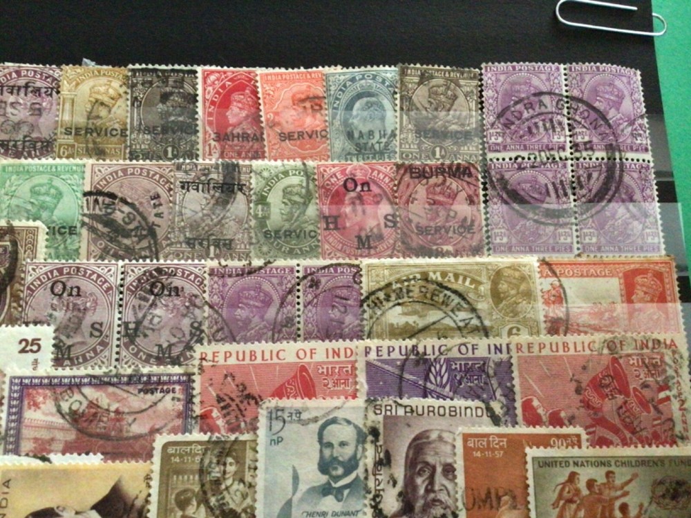 India mounted mint or used stamps A10806