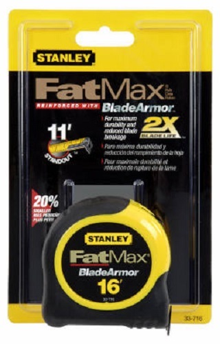 Stanley 33-716 16' ft Fatmax Tape Rule Measures - Quantity 4