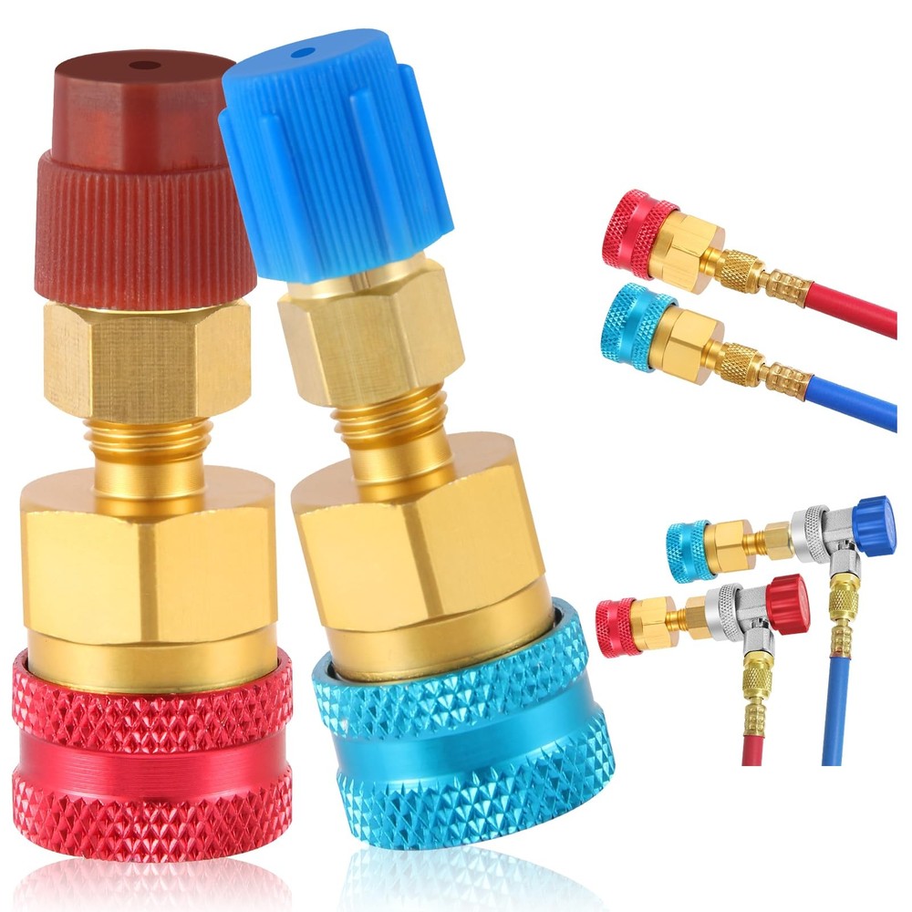 R1234yf To R134a Adapter High Low Pressure Side Quick Coupler Conversion Part