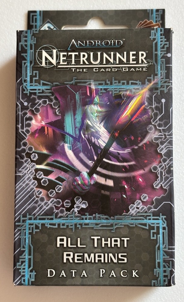 FFG Android Netrunner LCG Data Pack - All that Remains - Sealed - ADN20